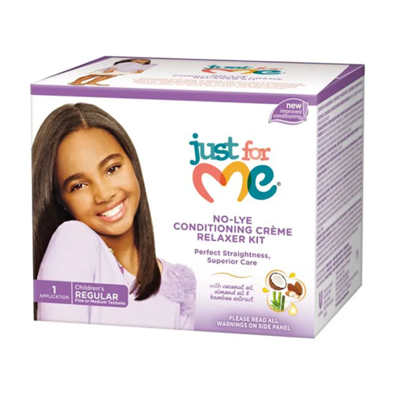 Just For Me - No-Lye Conditioning Creme Relaxer Kit Regular