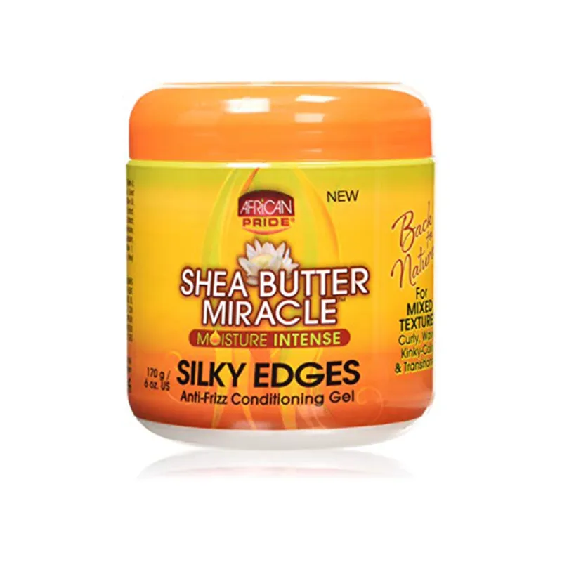 African Pride - Shea Butter Miracle Silky Edges Anti-Frizz Conditioning Gel
