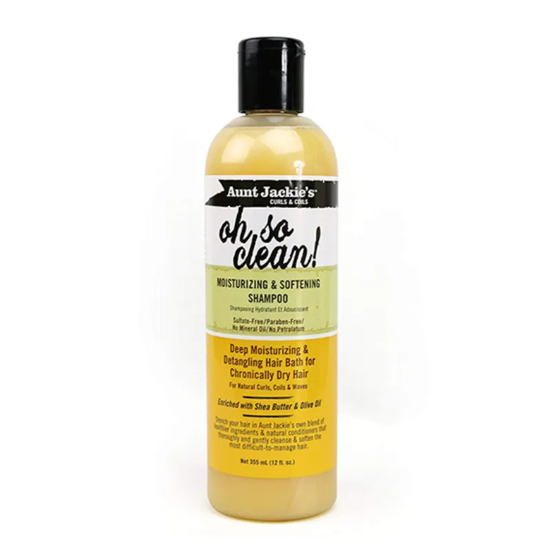 Aunt Jackie’s Curls & Coils ~ Oh So Clean! Moisturizing & Softening Shampoo